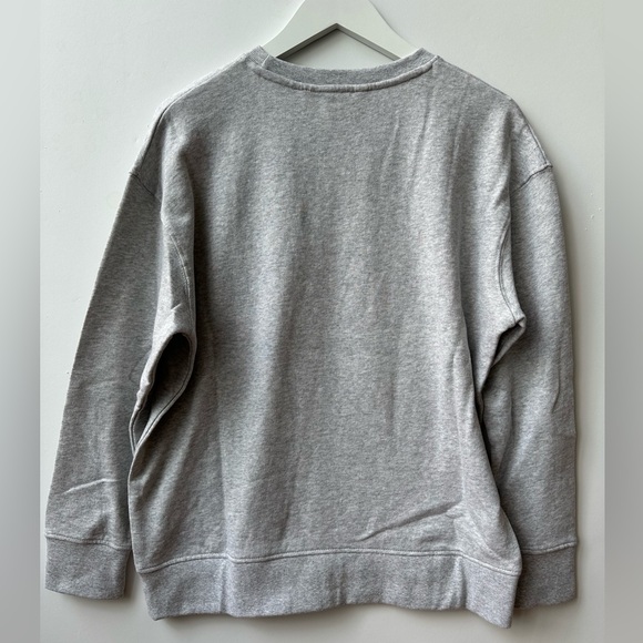 Shiraleah 100% Cotton Fleece “Weekend” Sweatshirt - Light Heather Grey - Medium - Picture 3 of 8